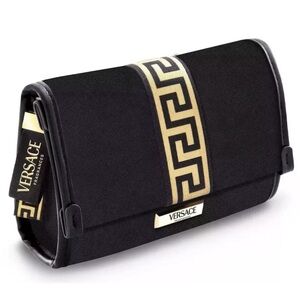 Versace Fragrance Greek Key Pouch Clutch